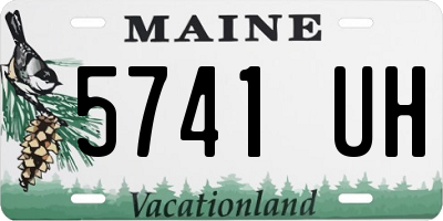 ME license plate 5741UH