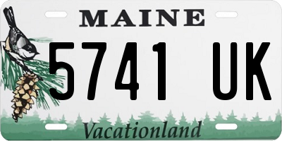 ME license plate 5741UK