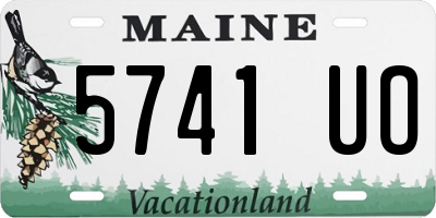 ME license plate 5741UO