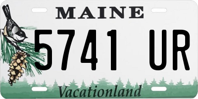 ME license plate 5741UR