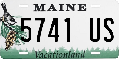 ME license plate 5741US