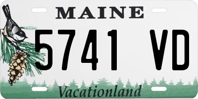 ME license plate 5741VD