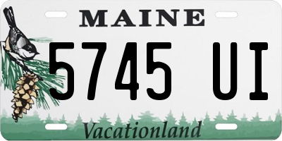 ME license plate 5745UI