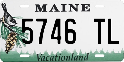 ME license plate 5746TL