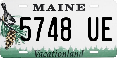 ME license plate 5748UE