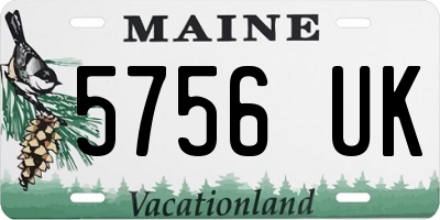 ME license plate 5756UK