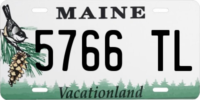 ME license plate 5766TL