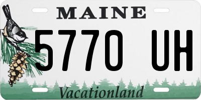 ME license plate 5770UH