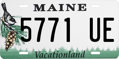 ME license plate 5771UE