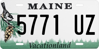 ME license plate 5771UZ