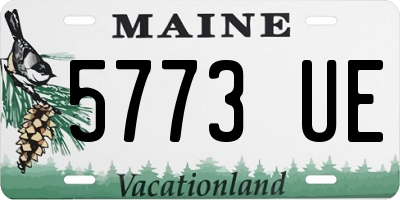 ME license plate 5773UE