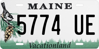 ME license plate 5774UE