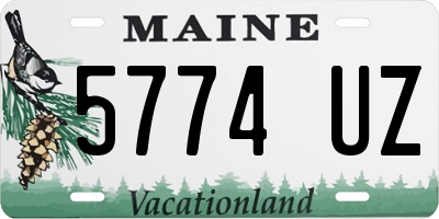 ME license plate 5774UZ