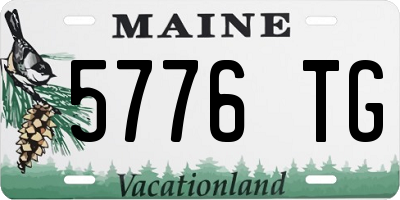 ME license plate 5776TG