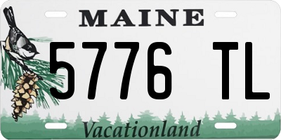 ME license plate 5776TL