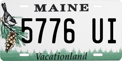 ME license plate 5776UI