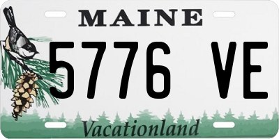ME license plate 5776VE