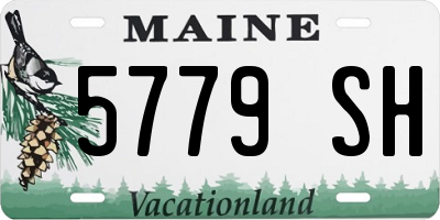 ME license plate 5779SH