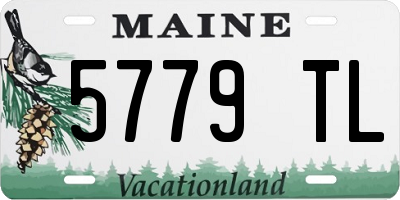 ME license plate 5779TL