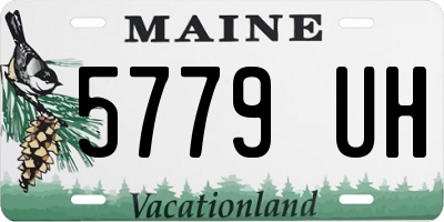 ME license plate 5779UH