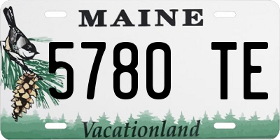 ME license plate 5780TE