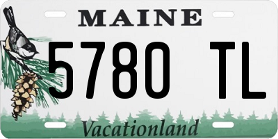 ME license plate 5780TL