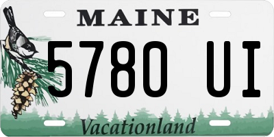 ME license plate 5780UI