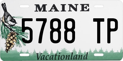 ME license plate 5788TP