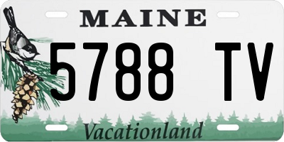 ME license plate 5788TV