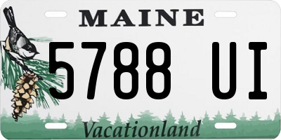 ME license plate 5788UI