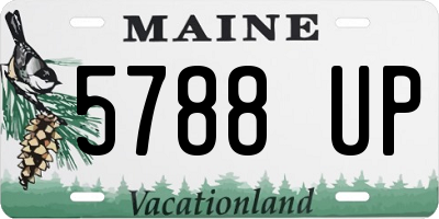 ME license plate 5788UP