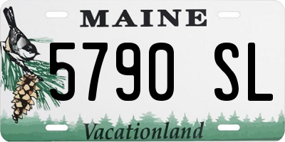 ME license plate 5790SL