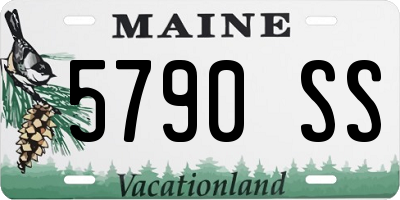 ME license plate 5790SS