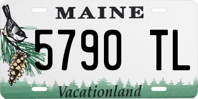 ME license plate 5790TL