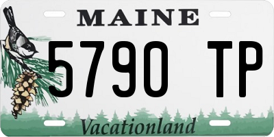 ME license plate 5790TP