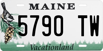 ME license plate 5790TW