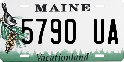 ME license plate 5790UA