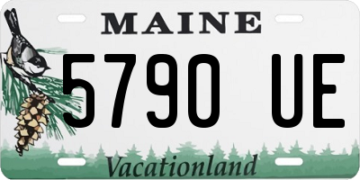 ME license plate 5790UE