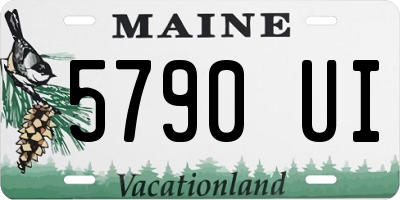 ME license plate 5790UI