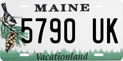 ME license plate 5790UK