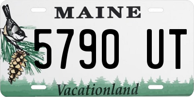ME license plate 5790UT
