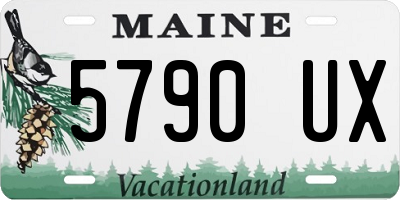 ME license plate 5790UX