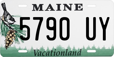 ME license plate 5790UY