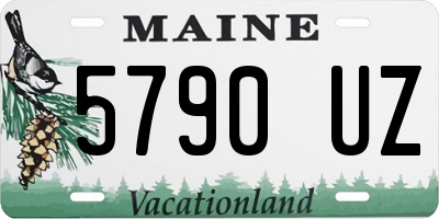 ME license plate 5790UZ