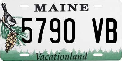 ME license plate 5790VB