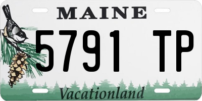 ME license plate 5791TP
