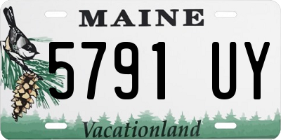 ME license plate 5791UY