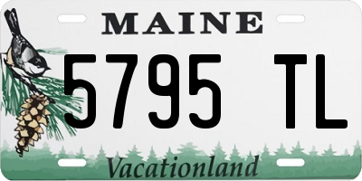 ME license plate 5795TL