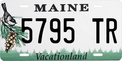 ME license plate 5795TR