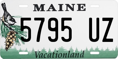 ME license plate 5795UZ
